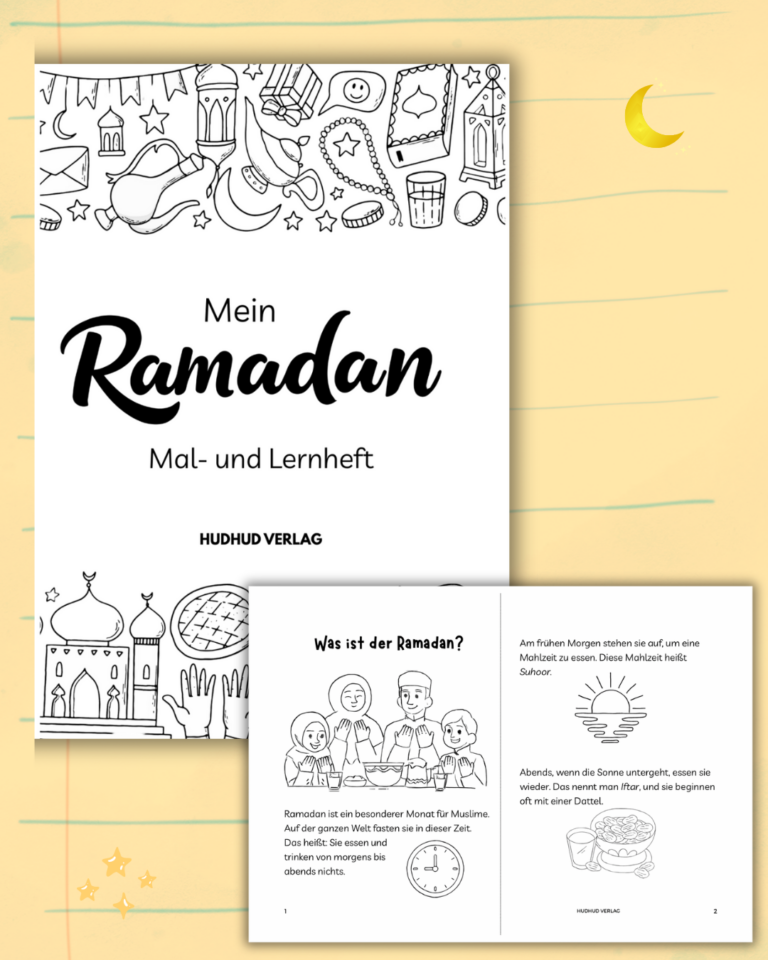 Ramadan Lernheft für Kinder. Ramadan lernen mit Kindern.